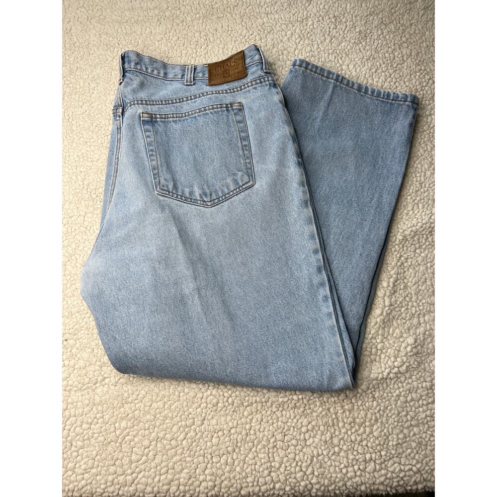 Chaps Light Wash Denim Straight Leg Jeans 38.30
